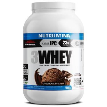 Imagem de Whey Protein 3W Nutrilatina Sabor Chocolate Intenso 1020G
