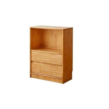 Imagem de GRFIT Estante de livros estante de livros baixa sala de estar armário baixo armário lateral simples armário combinado quarto armário de armazenamento estante (tamanho: A)