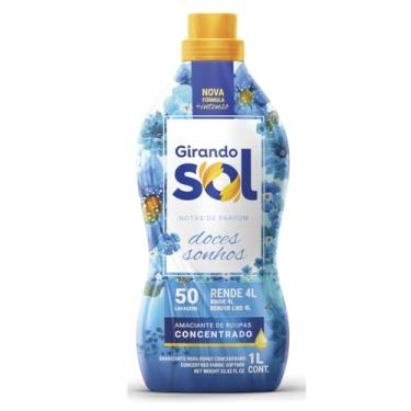 Imagem de Girando Sol Amaciante Concentrado Coco E Baunilha 1L Amaciante De Roupas Concentrado Branco Nutre E Protege Cada Fibra Rende 50 Lavagens (Doces Sonhos)