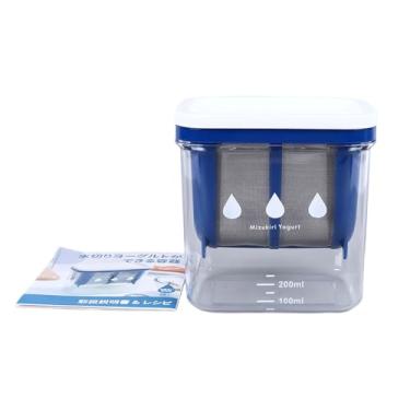 Imagem de Filtro de iogurte, coador de iogurte, filtro de malha fina, máquina de iogurte cremoso, filtro de iogurte filtragem eficiente como resina aço inoxidável grande capacidade separador de soro de leite