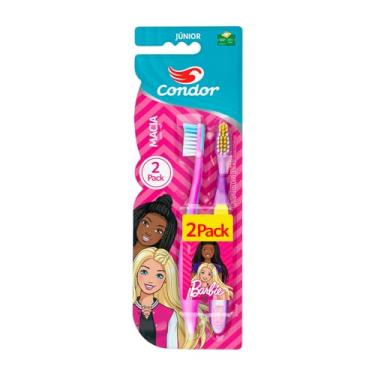Imagem de Condor Escova Dental infantil Acima 4 Anos Jr Lv2 Pg1 Barbie