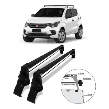 Imagem de Rack de teto fiat mobi bagageiro