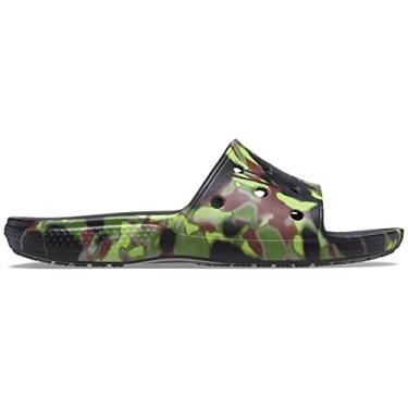 Imagem de Chinelo crocs cls spray camo slide black - 38