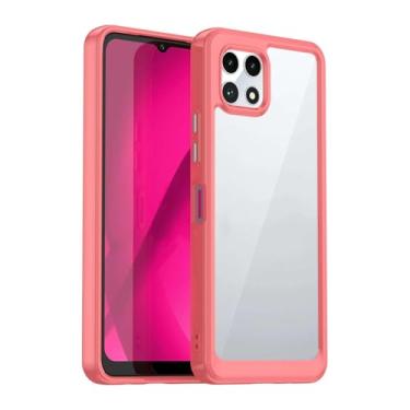 Imagem de Capas Compatível com T-Mobile REVVL 7,Caixa de telefone,fino e leve,resistente a riscos,anti-impressão digital e proteção contra queda