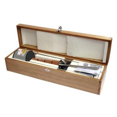 Imagem de Espeto Giratório Elétrico Xpeto Premium 220V Caixa Madeira