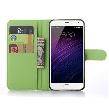 Imagem de Capa MEIZU MX5 – Capa carteira dobrável de couro PU Manyip para MEIZU MX5, capa de proteção de telefone estilo empresarial, capa com [compartimentos para dinheiro e cartão]