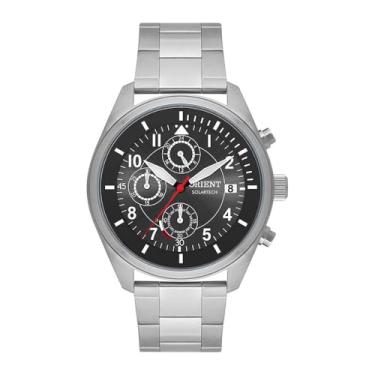 Imagem de Relógio Orient Masculino Ref: Mbssc249 P2sx Solar Cronógrafo Prateado