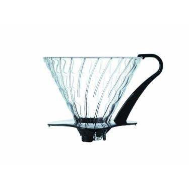 Imagem de Hario V60 Gotejador de café de vidro, tamanho 03, preto