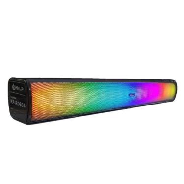 Imagem de Caixa Som Soundbar Gamer Bluetooth Computador Pc Led Rgb 16w - KNUP