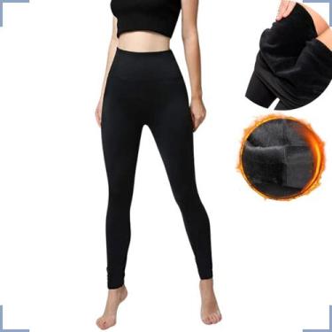 Imagem de Meia Calça Peluciada Flanelada Termica Segunda Pele Forrada Sem Pé - S