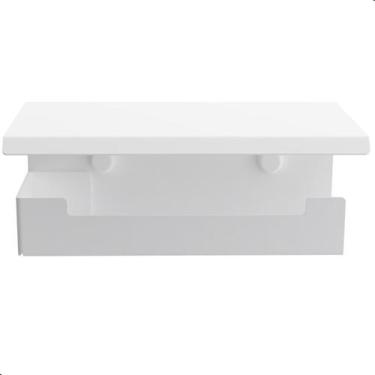 Imagem de Porta Papel Higienico Com Apoio Para Celular Branco F.ELG - FassinShop