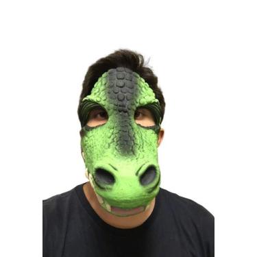 Imagem de Máscara Jacaré Elástico De Látex Fantasia Festa Carnaval - Spook