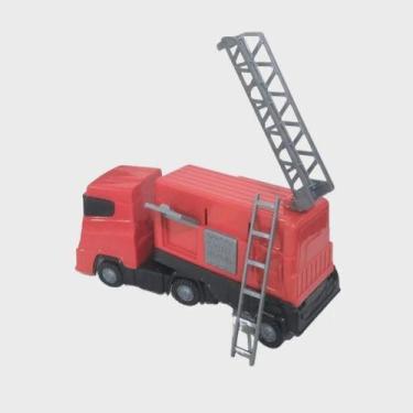 Imagem de SUPER FROTINHA BOMBEIRO - caminhão - brinquedo - profissão - divertido