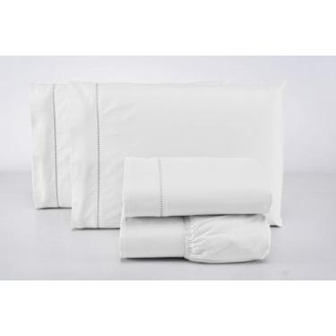 Imagem de Kit Roupa de Cama Casal Algodão 3 Peças 200 Fios Confort - Charme do L