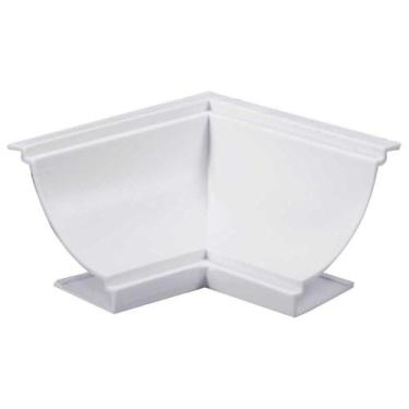 Imagem de Canto Interno Forro Pvc Moldura Branco Neve ou Gelo - 100 Unidades - L