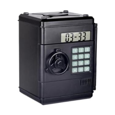 Imagem de Almencla Cofrinho para caixa de economia de dinheiro portátil criativo resistente leve caixa eletrônico brinquedo banco de dinheiro eletrônico para crianças