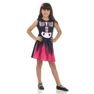 Imagem de Fantasia Bruxa Esqueleto - Super Pop - Halloween - Diversos, UNICA, M