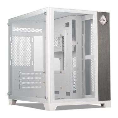 Imagem de Gabinete Gamer Mancer CV300, Mid-Tower, Lateral de Vidro, Branco, MCR-