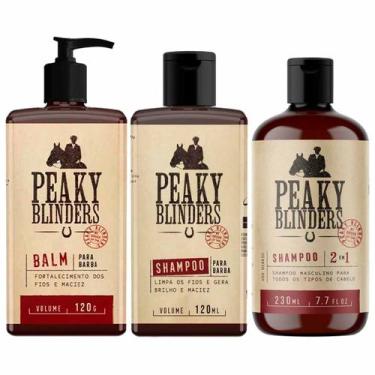 Imagem de Kit Balm Shampoo Barba e Cabelo Peaky Blinders Don Alcides
