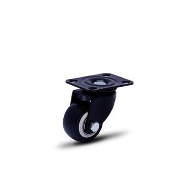 Imagem de Rodizio Gir Pt 2 Placa Freio Rod Pvc Pt Esfera 30kg -Colson - Colson R