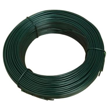 Imagem de Arame Galvanizado 18 Bwg - 1,24mm Pvc (1,90mm) 1kg - Verde - Telas MM