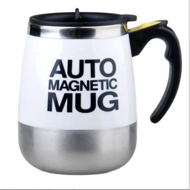 Imagem de Caneca Térmica Com Mixer Automático Magnético E Tampa 400 Ml - MUG, Br