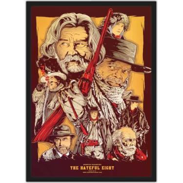 Imagem de Quadro Decorativo Os Oito Odiados Quentin Tarantino Cinema Salas Quart