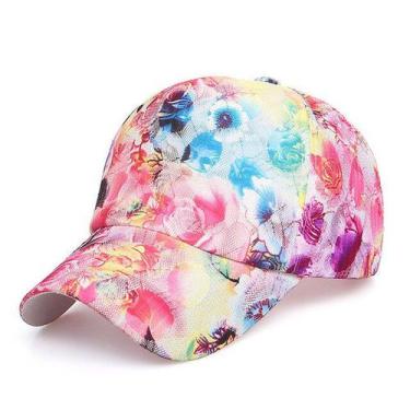 Imagem de Boné Feminino Laço Floral RANAWELLA - ElaShopp