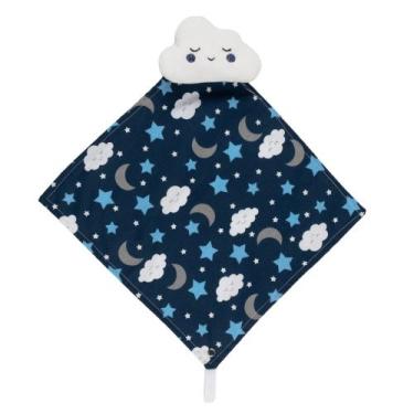 Imagem de Naninha para Bebê Malha com Tema de Nuvem - Pandora Baby Enxovais, Azu