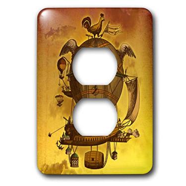 Imagem de 3dRose Lsp_20904_6 Antique Baloon 2 Plug Cover