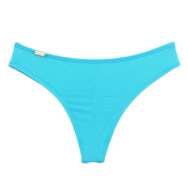 Imagem de Calcinha de biquíni fio dental cintura alta - Estigma, Água, P