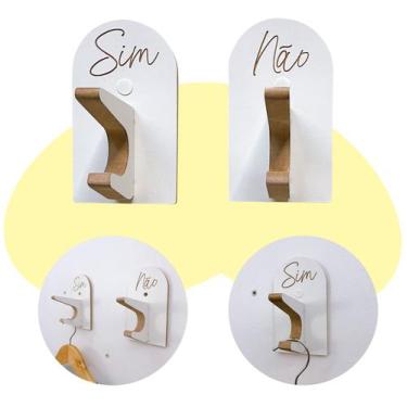 Imagem de 10 Ganchos de Provador loja roupas boho premium capela arco - Souvenir