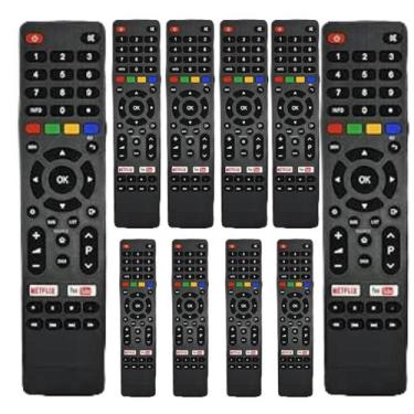 Imagem de Kit 10 Controles Remotos Compatíveis Com Tv Philco E Britânia LE-7095 