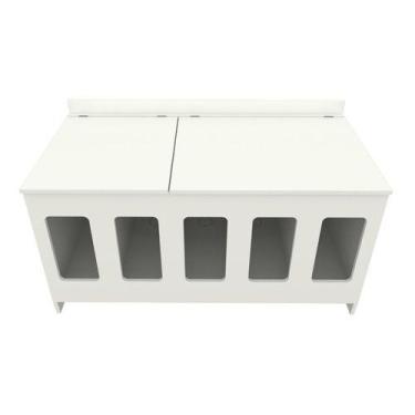 Imagem de Expositor De Ração 5 Divisões Mdp Loja Agro Granel - VETORIAL MÓVEIS