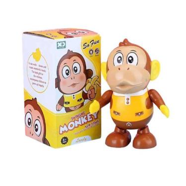 Imagem de Macaco Brinquedo Infantil Som Luz Movimentos Interativo - Mundial