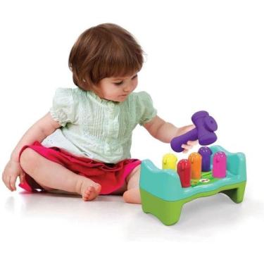Imagem de Brinquedo Infantil Educativo Bate E Rebate Minhoquinhas . - Elka
