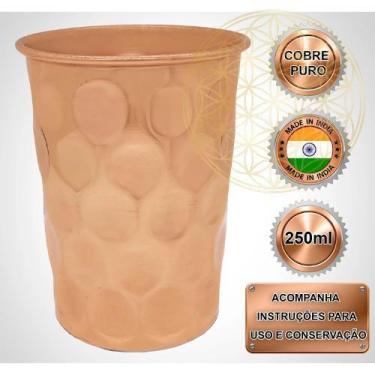 Imagem de Copo De Cobre Diamond FLUIR 250ml - Fluir Infinity