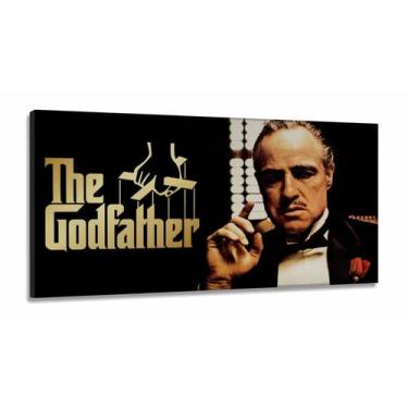 Imagem de Quadro Decorativo Poderoso Chefão em Tecido Canvas 130x60 m02 - Wall F