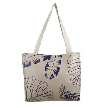 Imagem de Bolsa de Praia Palmeira ITZY Bege