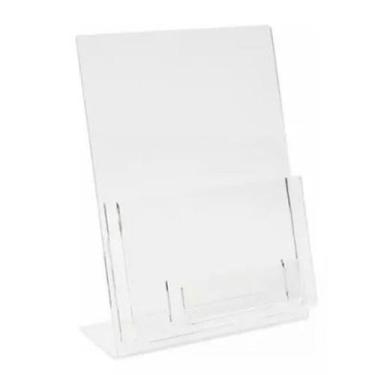 Imagem de Display Porta Folder Personalizado Acrílico Com Porta Cartão - AGV Cri