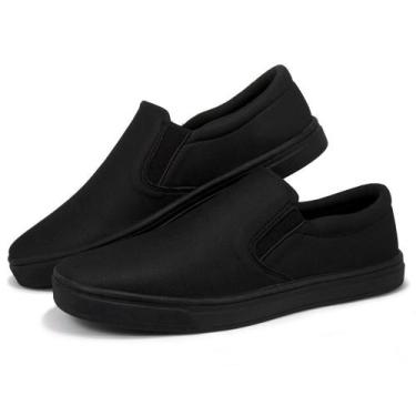 Imagem de Tênis sapatenis slip on masculino sola preta - Autem Originals, 39, Pr