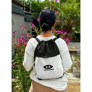 Imagem de Mochila Saco Nylon ADMINISTRAÇÃO Academia Esportiva Gym Bag Fitness Un