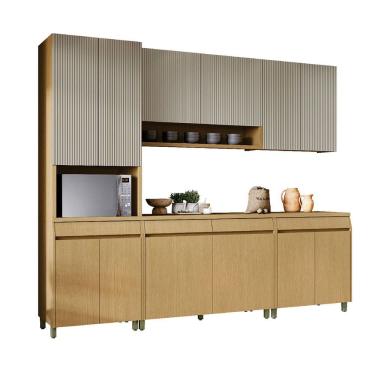 Imagem de Cozinha Simone Mendes 270cm 5 Peças 12 Portas 5 Gavetas Nesher