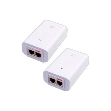 Imagem de Kit C/ 2 Fonte Ubiquiti U-poe-af-br 802.3af 15w Poe Gigabit - Ubiquiti