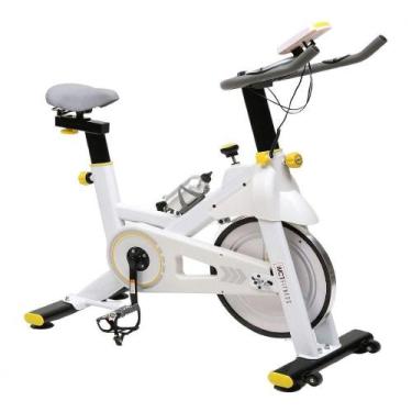 Imagem de Bicicleta Ergometrica Spinning 10kg Branca - Wct Fitness