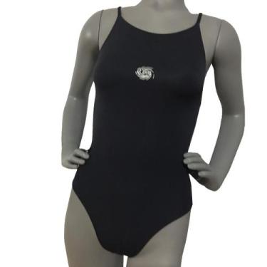 Imagem de Maiô Natação Papel Competição Infantil Rythmoon - DboaSwim, 08, Preto