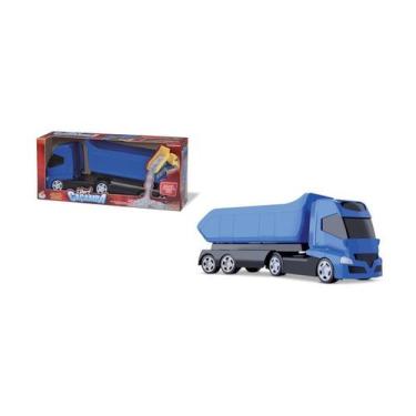 Imagem de Brinquedo Carreta Sport Caçamba Colorido 38 Cm - Orange Toys