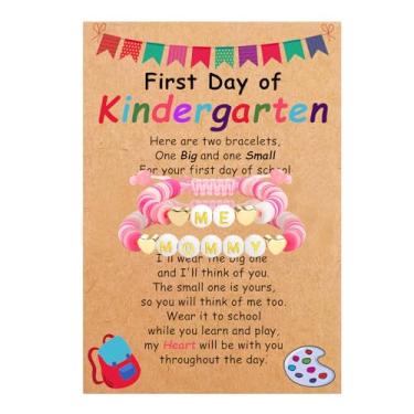 Imagem de Ymimanchil Pulseira First Day of School Pulseira de volta às aulas Mommy and Me First Day of School Gifts Pulseiras de volta às aulas, ADJUSTABLE, liga metálica, Sem Pedra Preciosa