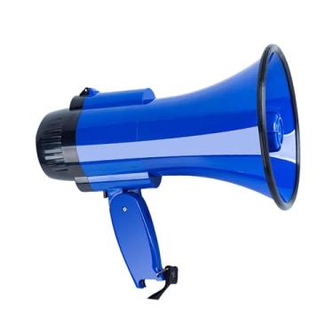 Imagem de Amagogo Megafone megafone alto-falante portátil ao ar livre amplificador torcendo presentes resistente dobrável alça portátil 30w para resgate ao ar livre