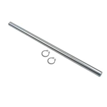 Imagem de awtetpje Eixo de macaco Go Kart Mini Bike 35.6 cm x 5/20.3 cm com chaveta de 3/40.6 cm para Go Kart Mini Bike Silver Galvanized Jackshaft